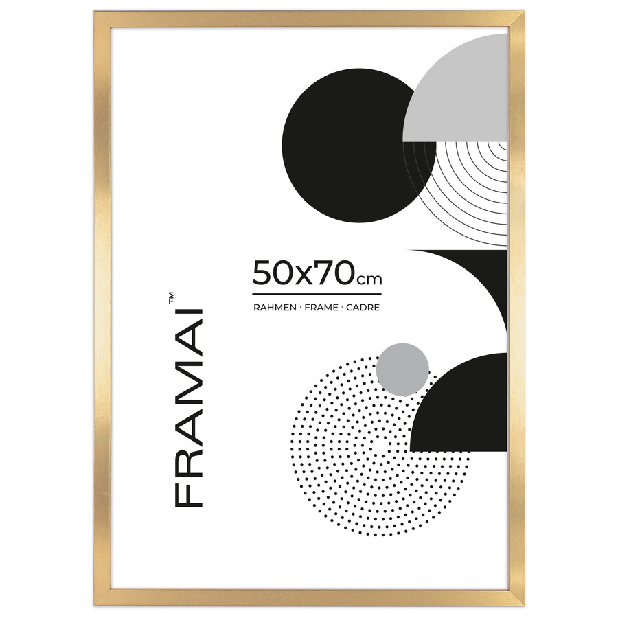 Złota ramka HEN Z 50x70 cm