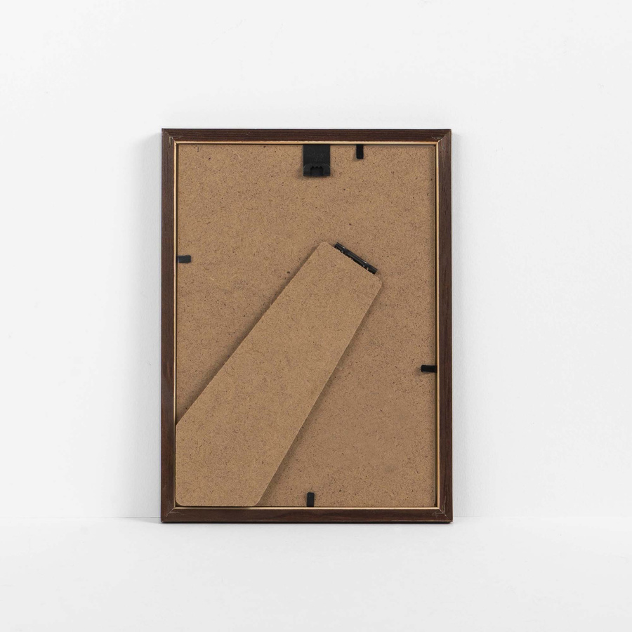 Pakiet ciemno brązowych ramek drewnianych 5 szt. DRWA 44 PAK 13x18 cm