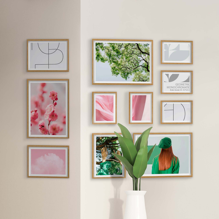 Zestaw ramek PINIA 00 GF0038 - galeria ramek na 11 zdjęć