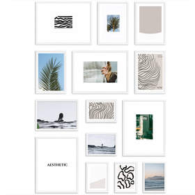 Zestaw białych ramek galeria HIT 01 GF0001