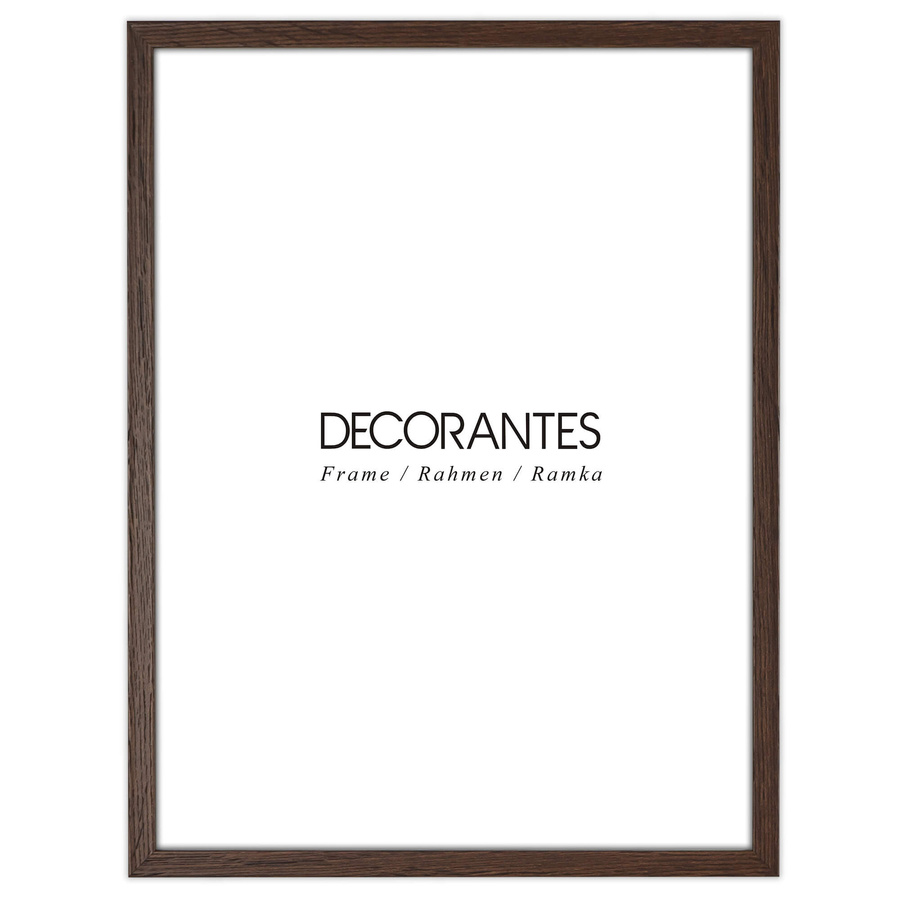 Brązowa ramka na zdjęcia FDM 6 w rozmiarze 30x40 cm