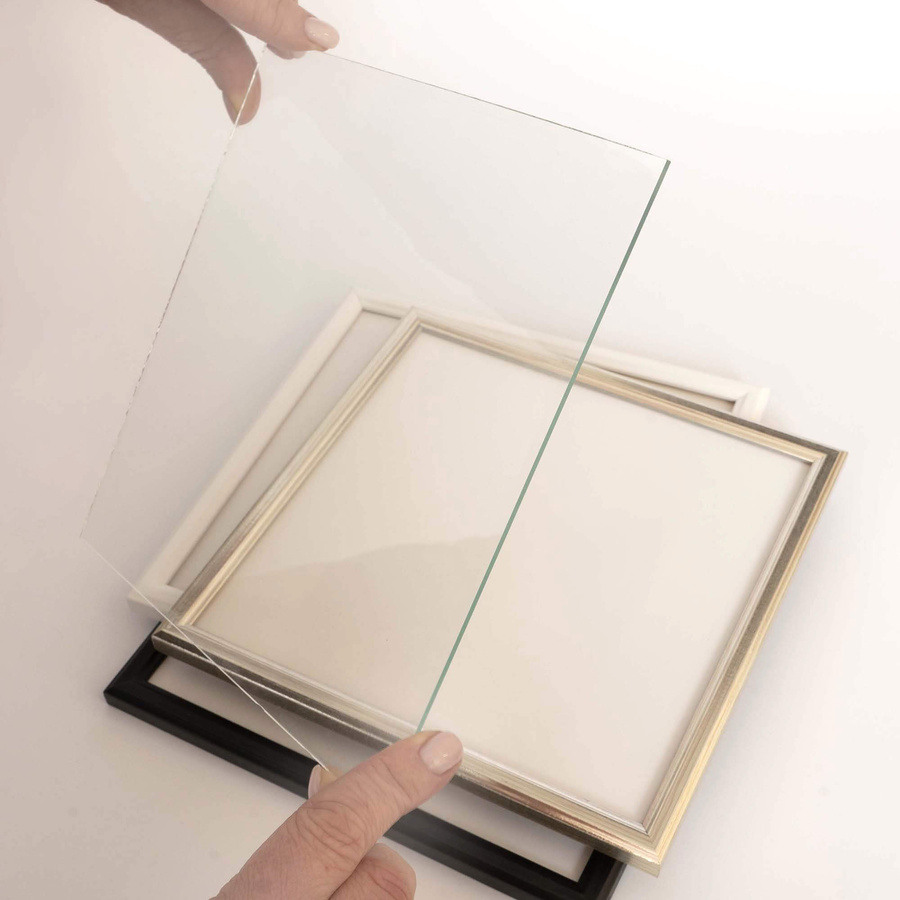 Ramka drewniana PRESTO 1859, szlachetna fotoramka na zdjęcia, plakaty lub rysunki - kolor srebrny