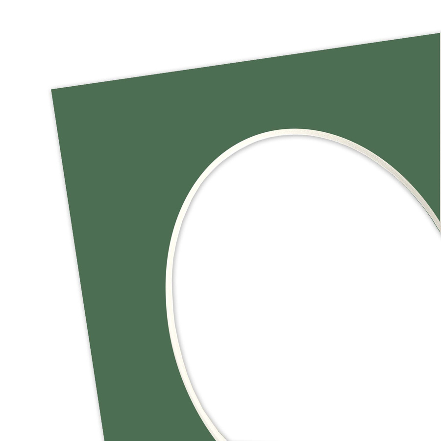 Passe partout 15x21 (13x18) OWAL ZIELONE MALACHITE - LUCA Q5506