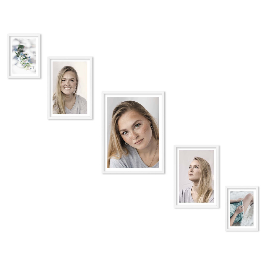 Zestaw ramek PINIA 1 GF0031 L- galeria ramek na 5 zdjęć