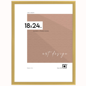 Ramka aluminiowa ROYALL Złota 18x24 cm