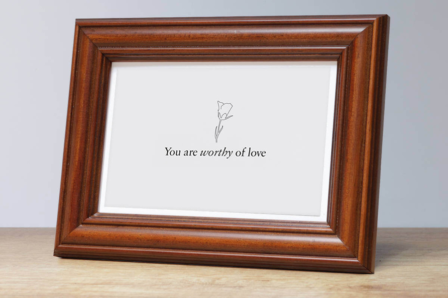 Ramka drewniana na zdjęcia DRL F 03 21x30 cm