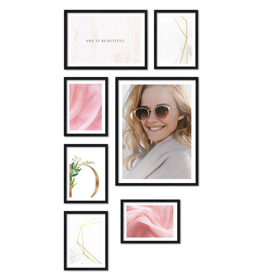 Zestaw ramek PINIA 2 GF0023 - galeria ramek na 7 zdjęć