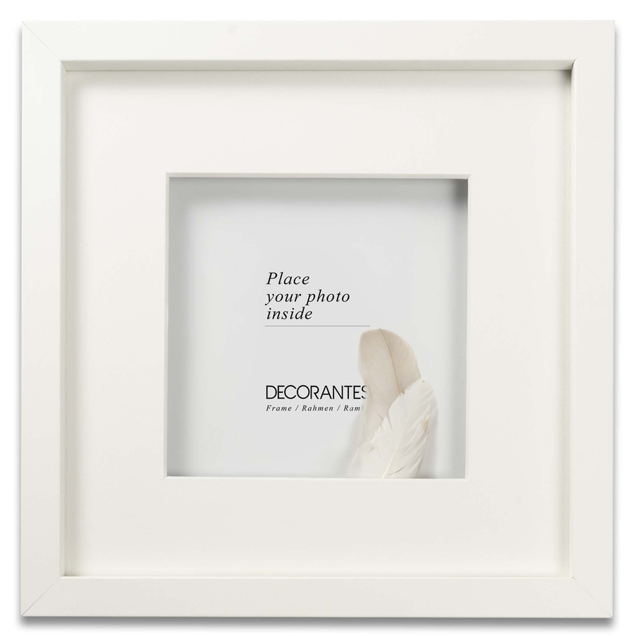 Ramka przestrzenna EXPO 3D Biała 13x18 cm (9x13cm)