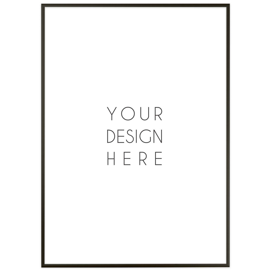 Ramka aluminiowa ROYALL 2 Czarna 50x70 cm