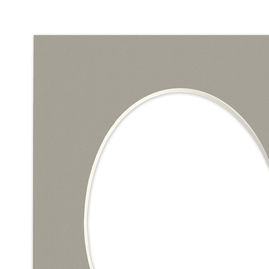 Passe partout 30x40 (24x30) OWAL ZIELONE KHAKI - LUCA Q5503