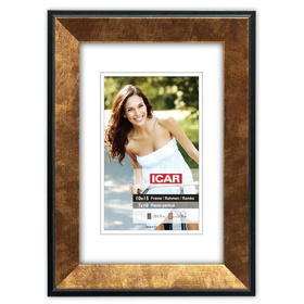 Ramka drewniana ARDORE 1986, szlachetna fotoramka na zdjęcia, plakaty lub obrazy - kolor złoty