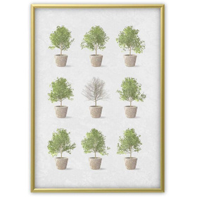 Ramka ALU FP Z ZŁOTA 21x30 cm