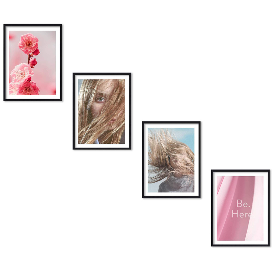 Zestaw ramek PINIA 2 GF0034 L- galeria ramek na 4 zdjęcia