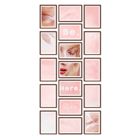 Zestaw ramek  PINIA 3 GF0028 - galeria ramek na 17 zdjęć