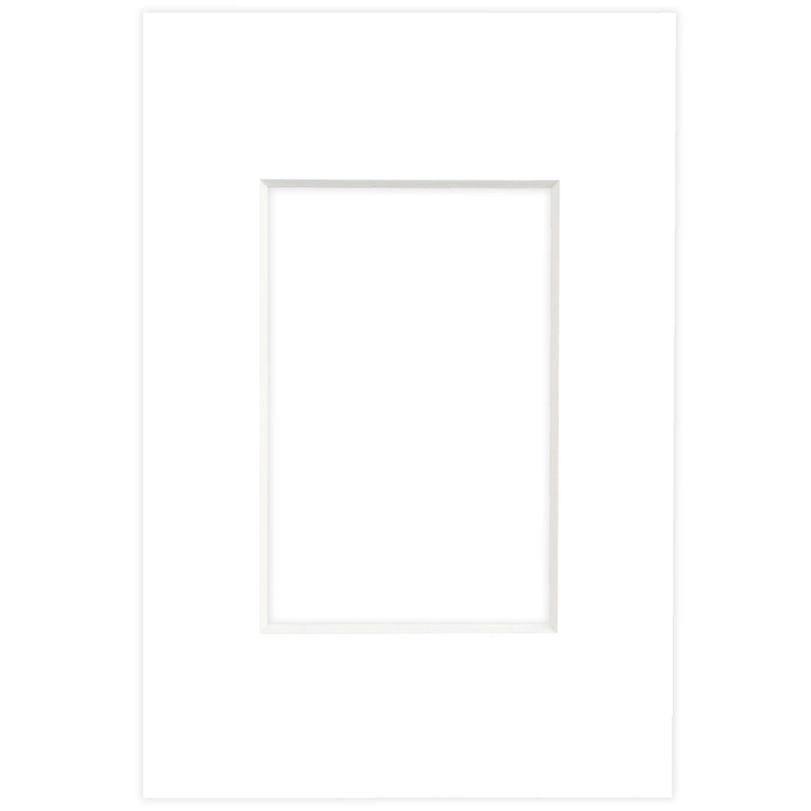 Passe partout 10x15 (6x9) BIAŁY SUPER WHITE LUCA Q5101