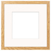 Naturalna ramka z passe partout na zdjęcia w rozmiarze 30x30 cm z passe partout 20x20 cm
