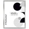 Srebrna ramka HEN S 40x50 cm