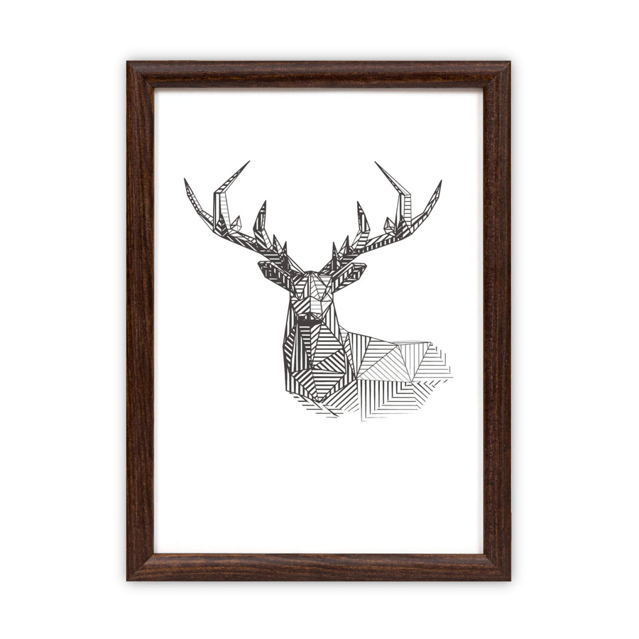 Zestaw brązowych ramek galeria HIT 4 GF0009-CORNER