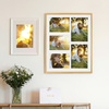Foto galeria 40x50 cm na 5 zdjęć o wymiarach 13x18 cm 15x21 cm kolor dębowy