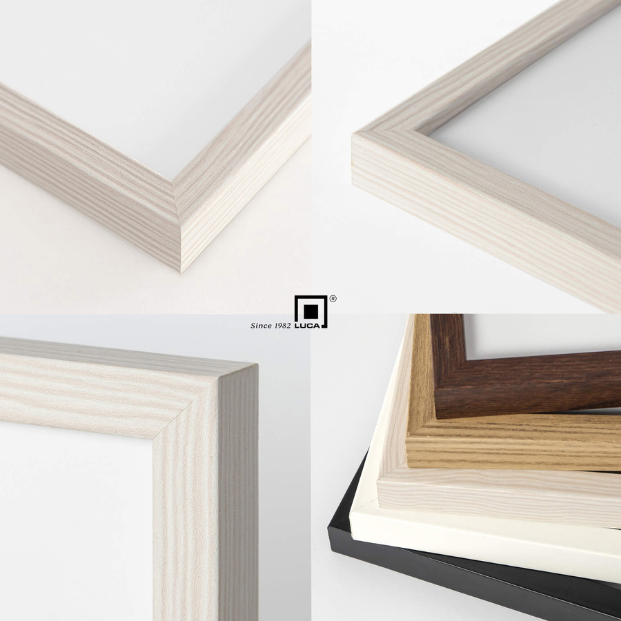 Zestaw 5 białych ramek na zdjęcia FDM 5 w rozmiarze 10x15 cm