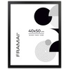 Czarna ramka na zdjęcia w rozmiarze 40x50 cm