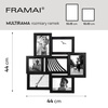 Multirama czarna MULTI HEN 2 na 7 zdjęć ramka na zdjęcia
