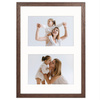 Foto galeria brązowa 21x30 cm na 2 zdjęcia o wymiarach 10x15 cm