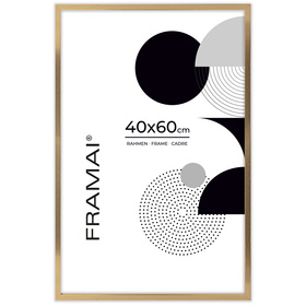 Złota ramka na zdjęcia KEA Z w rozmiarze 40x60 cm