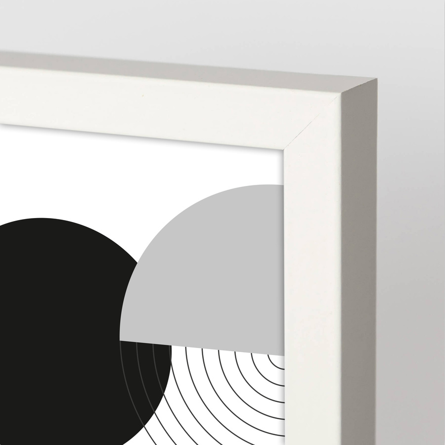 Biała ramka na zdjęcia w rozmiarze 40x40 cm