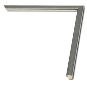 Ramka na zdjęcia, rysunki, plakaty na wymiar LUCA #930. Delikatna, nowoczesna drewniana oprawa - kolor grafitowy