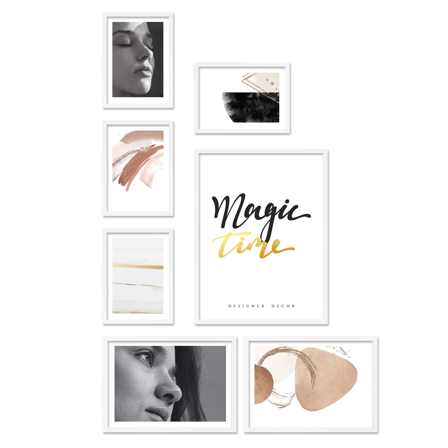 Zestaw ramek  PINIA 1 GF0022 - galeria ramek na 7 zdjęć