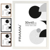 Biała ramka na zdjęcia  w rozmiarze 30x40 cm