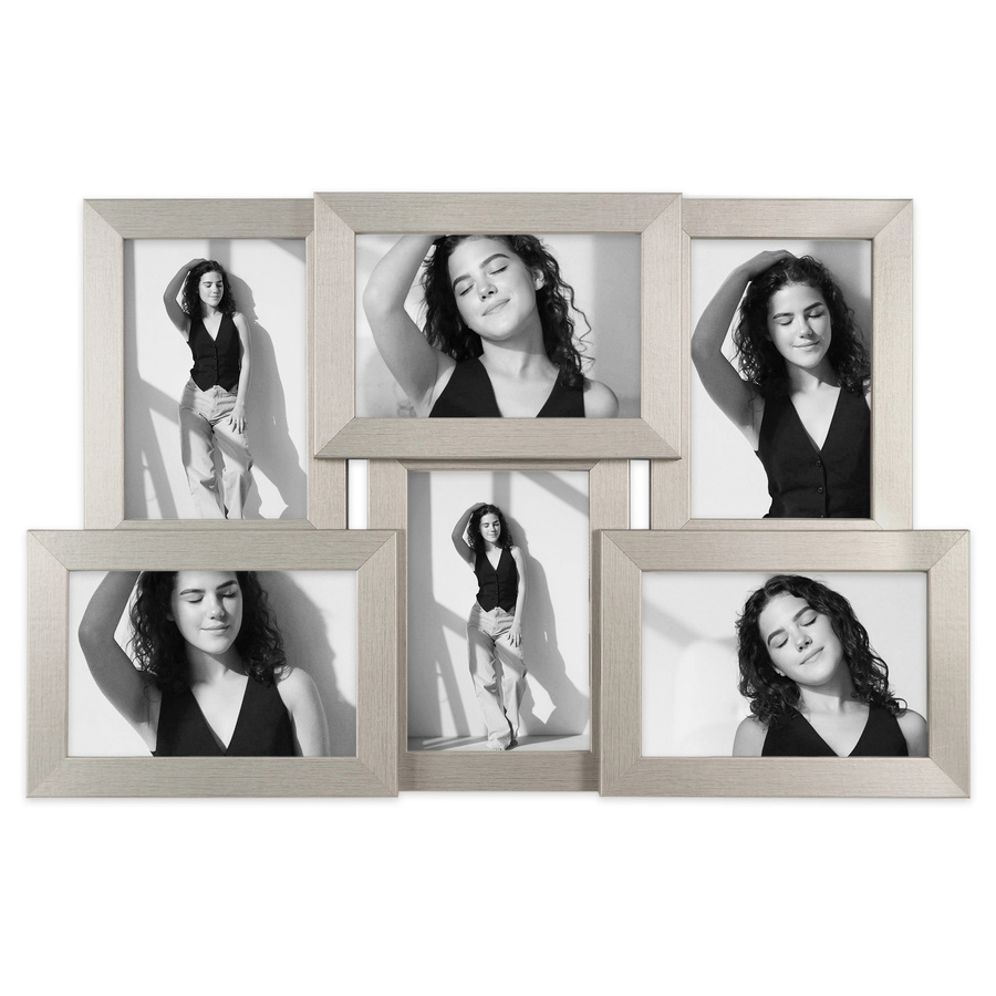 Multiramka MULTI HEN srebrna ramka na zdjęcia