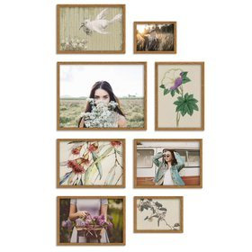 Zestaw dębowych ramek galeria HIT 33 GF0009