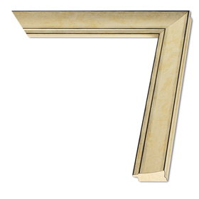 Rama do obrazów, zdjęć oraz plakatów na wymiar LUCA #3161. Nowoczesna, drewniana oprawa - holkiel, kolor jasne złoto