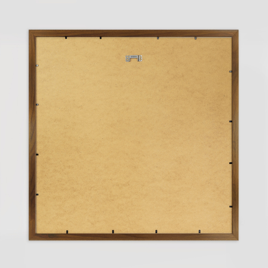 Brązowa ramka na zdjęcia w rozmiarze 50x50 cm