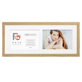 Ramka drewniana galeria passe-partout Natural 15x36 - kolor naturalne drewno