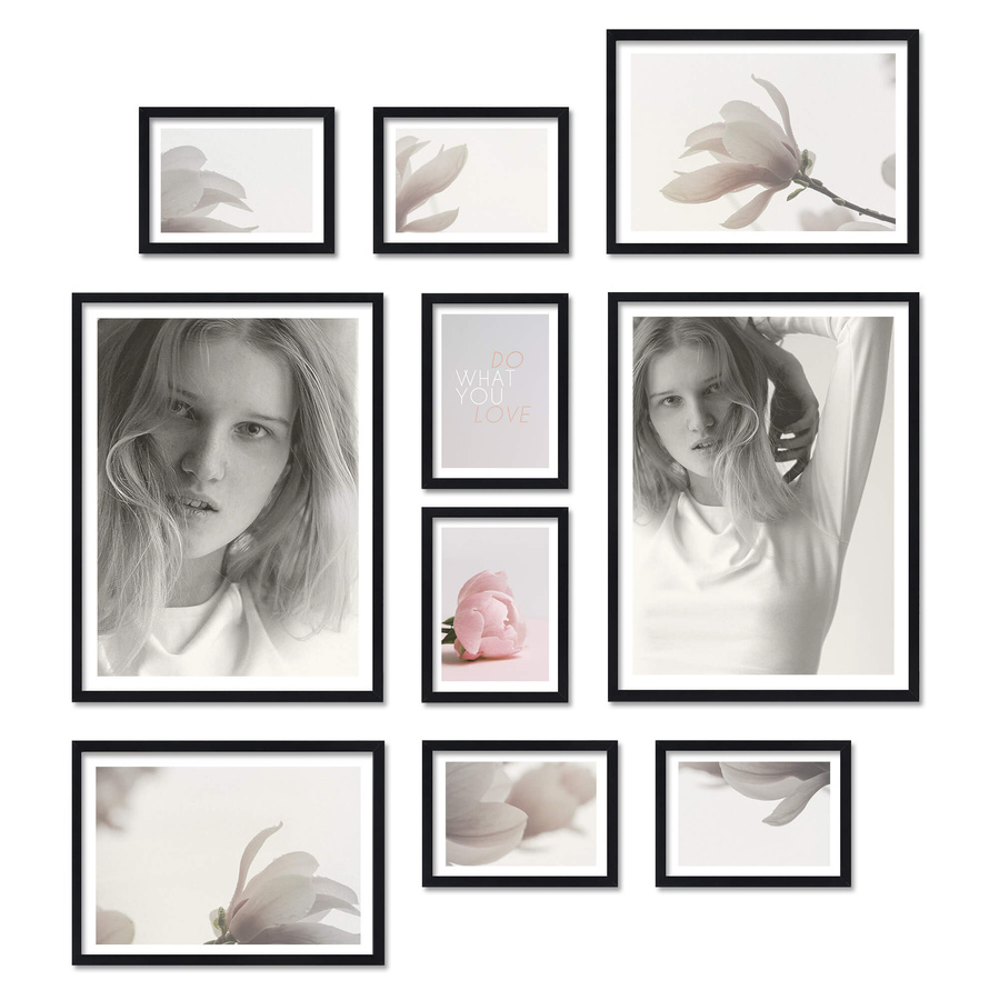 Zestaw ramek PINIA 2 GF0011 - galeria ramek na 10 zdjęć