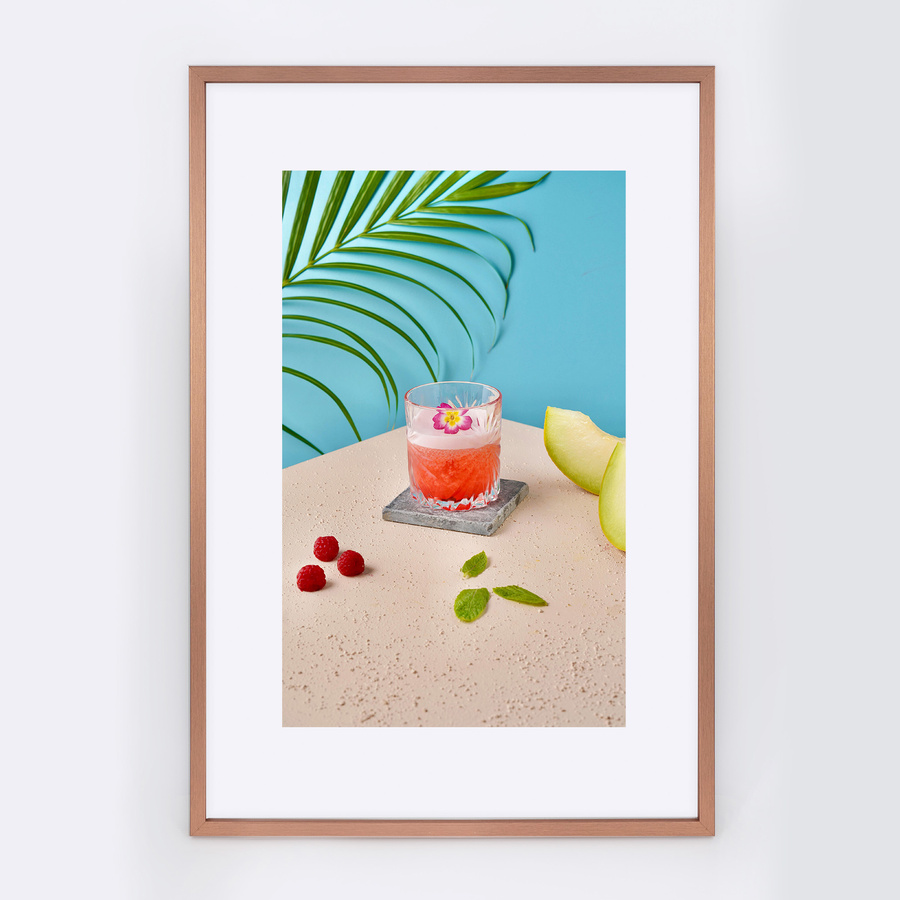 Miedziana ramka na zdjęcia 40x60 cm 5 sztuk zestaw ramek