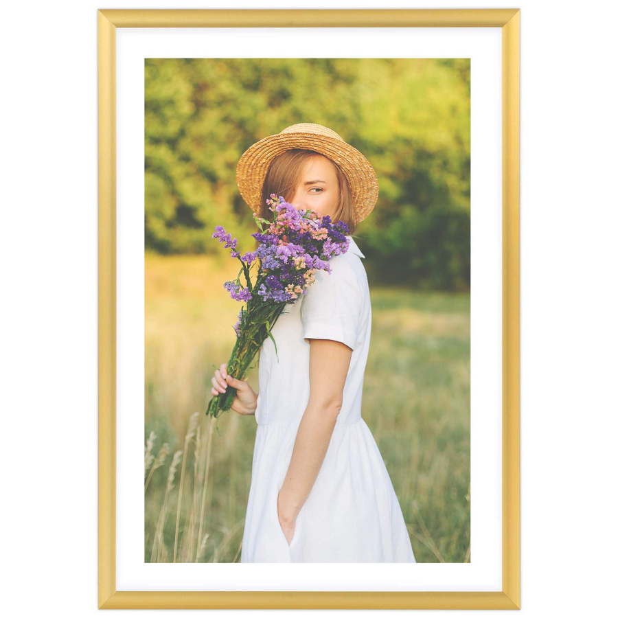 Ramka aluminiowa ROYALL Złota 21x30 cm