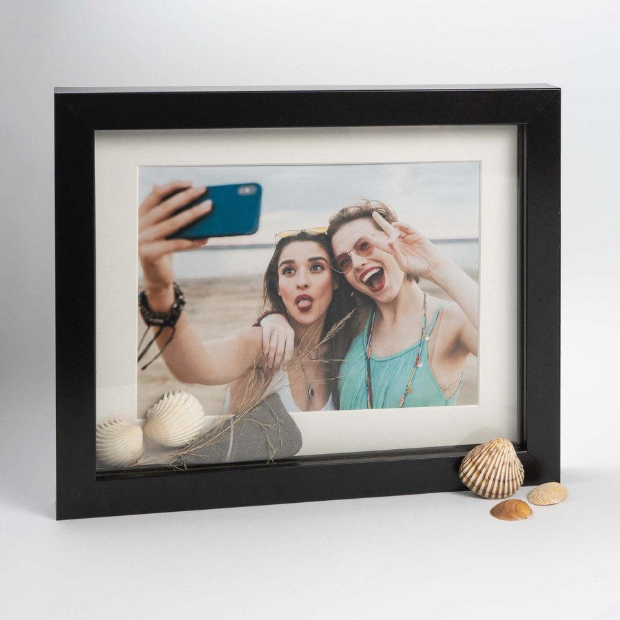 Ramka przestrzenna EXPO 3D MAX Czarna 60x80 cm (50x70cm)