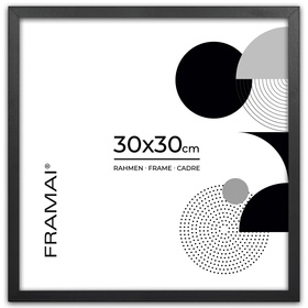 Czarna ramka na zdjęcia  w rozmiarze 30x30 cm