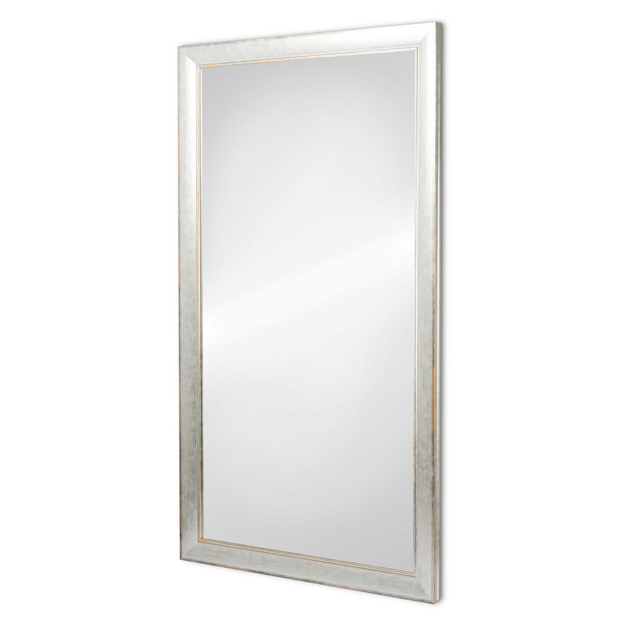 Lustro z fazą w srebrnej ramie 81x150 cm