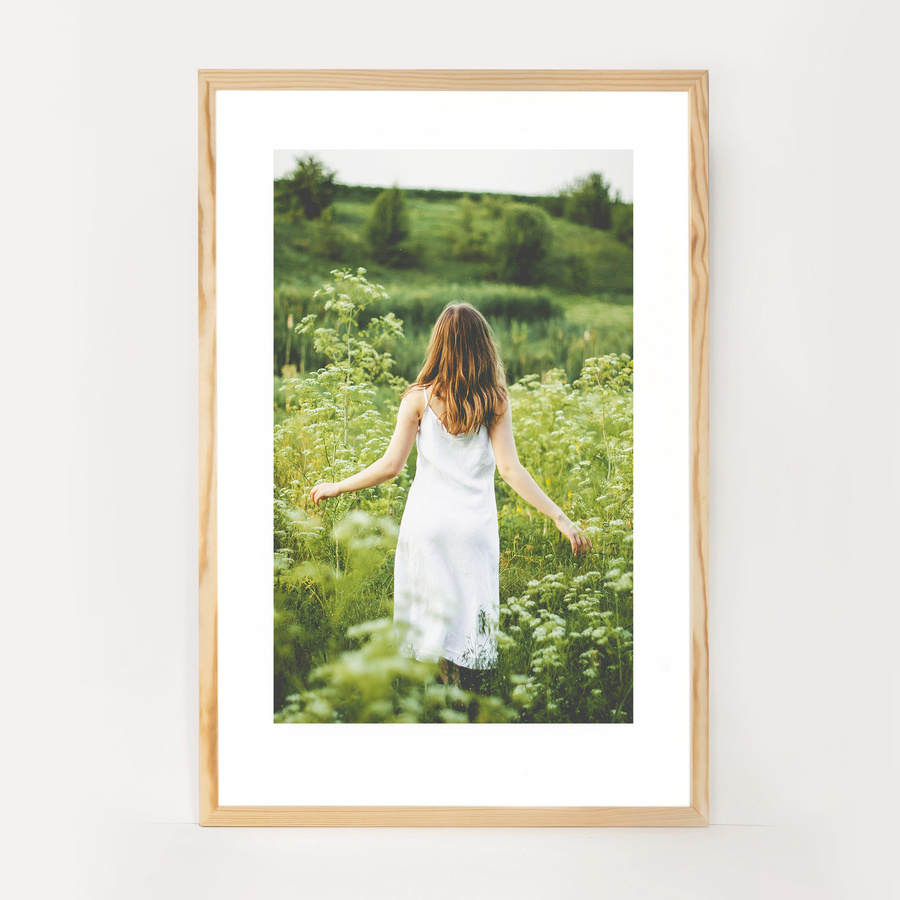 Ramka z drewna surowego na zdjęcia 5 szt. RAW 40x60 cm