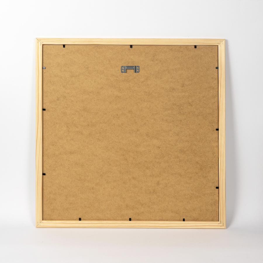 Ramka z drewna surowego na zdjęcia RAW 40x40 cm