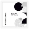 Biała ramka na zdjęcia  w rozmiarze 30x30 cm