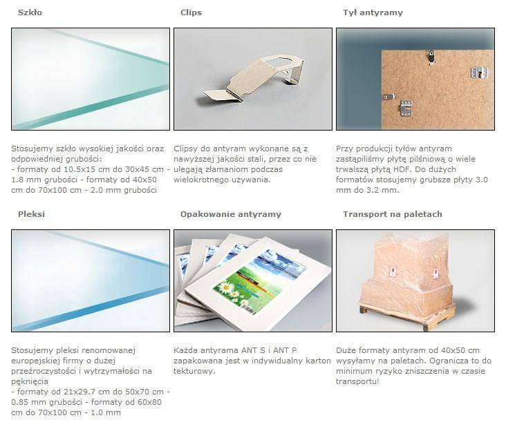 Antyrama z plexi 24x30 cm
