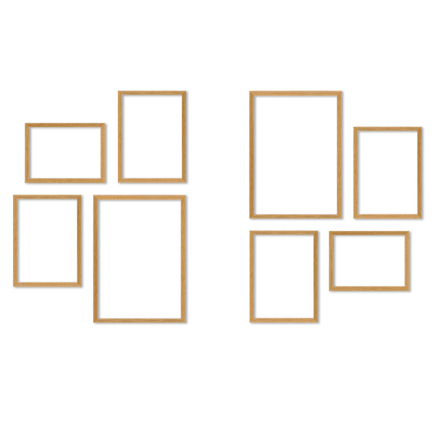 Zestaw ramek PINIA 00 GF0043 - galeria ramek na 8 zdjęć