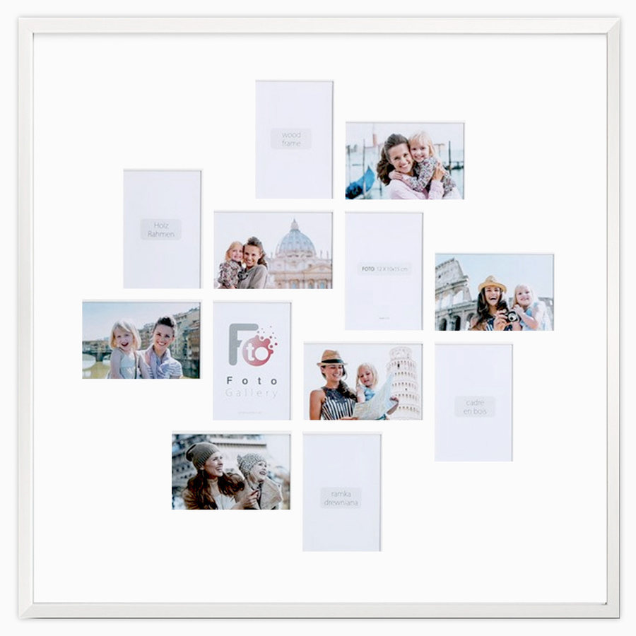 Foto galeria na 12 zdjęć White 70x70 10x15