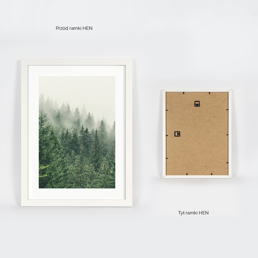 Biała ramka na zdjęcia w rozmiarze 30x40 cm